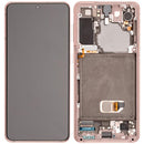 Pantalla OLED con marco para Samsung Galaxy S21 5G (Phantom Pink)