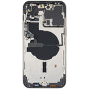 Tapa trasera para iPhone 14 Pro Max con componentes pequenos pre-instalados (Version internacional) (Usada original Grado A) (Negro Espacial)