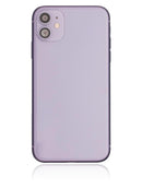 Tapa trasera con componentes pequenos pre-instalados para iPhone 11 (Usada original Grado C) (Morado)