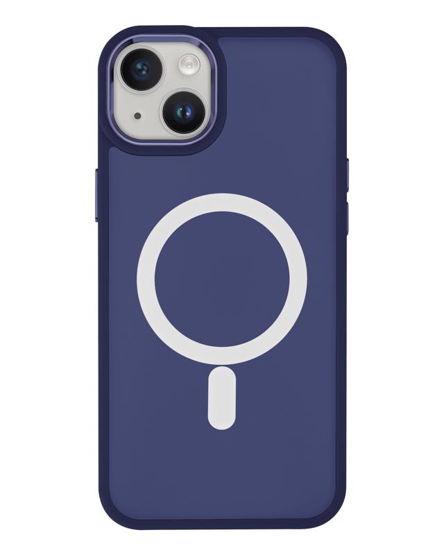 Funda Slim Ruva Moor para iPhone 14 Plus con MagSafe Azul Marino 1 Paquete