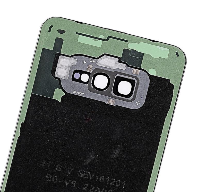 Tapa trasera con lente de camara para Samsung Galaxy S10 original (Rosa Flamingo)