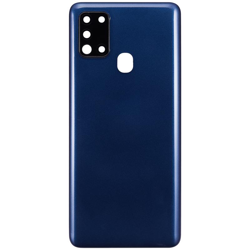 Tapa trasera con lente de camara para Samsung Galaxy A21S (A217 / 2020) Azul