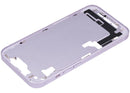 Carcasa intermedia con botones de encendido y volumen para iPhone 14 (version US) (Morado)