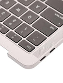 Carcasa superior con teclado para MacBook Air 13" Retina (A1932 / Finales 2018 / Principios 2019 / Mitad 2019) (Ingles EEUU) (Gris Espacial)