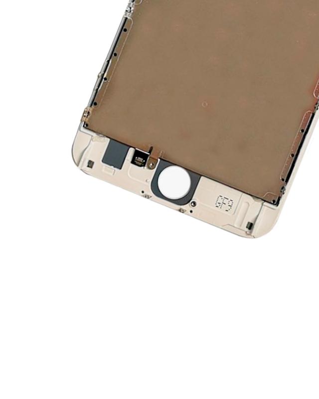 Pantalla LCD para iPhone 6S Plus con placa de acero (Blanco)