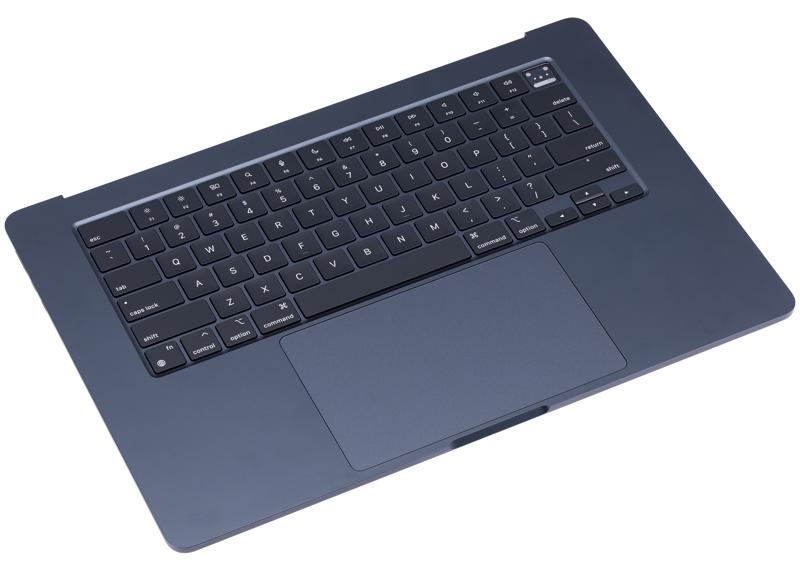 Ensamble de carcasa superior con bateria y teclado para MacBook Air 15" (A2941 / Mid 2023) (Teclado EE.UU) (Medianoche)