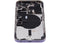 Tapa trasera para iPhone 14 Pro (Version Internacional) (Sin Logo) (Morado Oscuro)