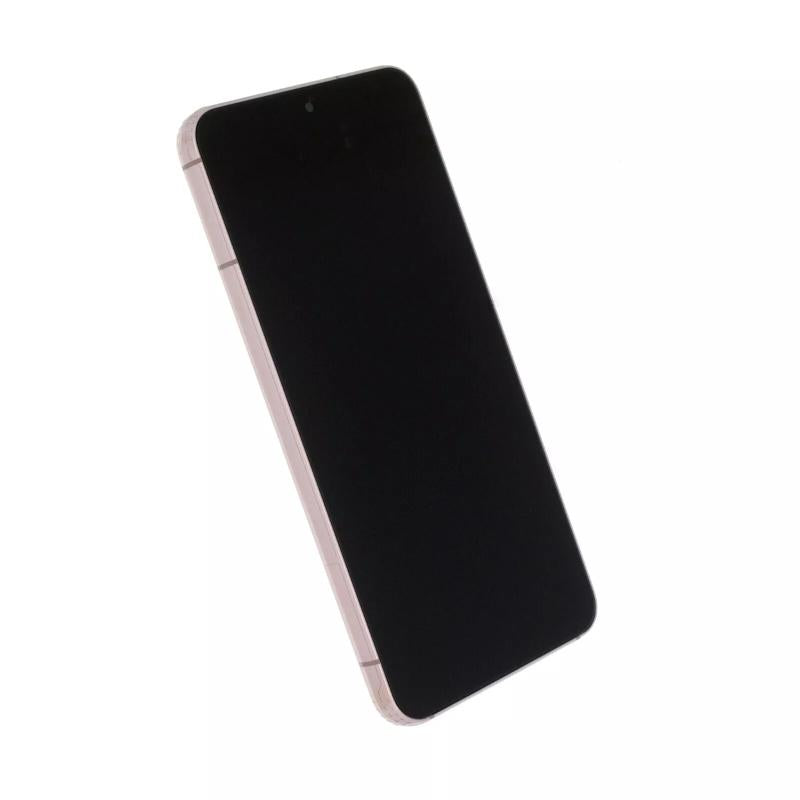 Pantalla OLED para Samsung Galaxy S22 5G con marco (Original) (Oro Rosa)