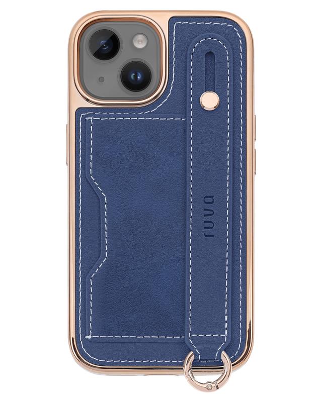 Funda Cartera Ruva Hiba para iPhone 14 Plus Azul 1 Paquete