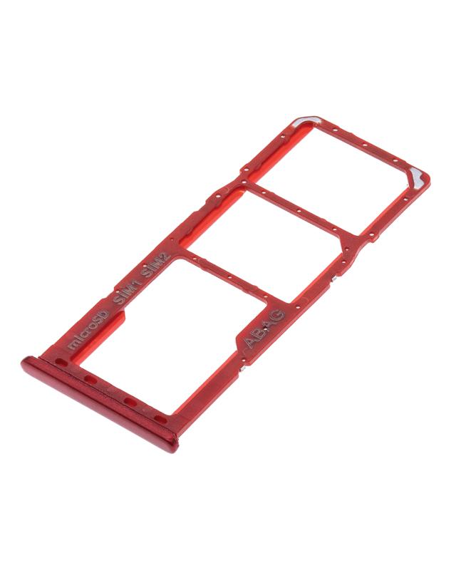 Bandeja para doble SIM Samsung Galaxy A21S (A217 / 2020) (Rojo)