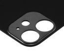 Tapa trasera para iPhone 12 Mini con adhesivo 3M (Agujero grande para camara) (Negro)