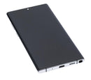 Pantalla OLED para Samsung Galaxy Note 10 Plus / 5G con marco (original) (Blanco Aura)