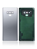 Tapa trasera con lente de camara para Samsung Galaxy Note 9 (Plata Nube)