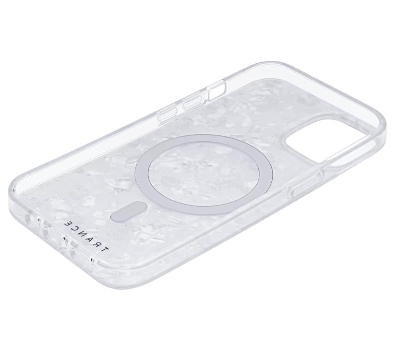 Funda Slim Trance Tremolo para iPhone 14 MagSafe Blanca 01