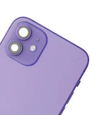 Tapa trasera con componentes pequenos pre-instalados para iPhone 12 (Version US) (Morado)