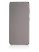 Pantalla OLED con marco para Samsung Galaxy S21 5G (Usado original Grado B/C) (Gris Fantasma)