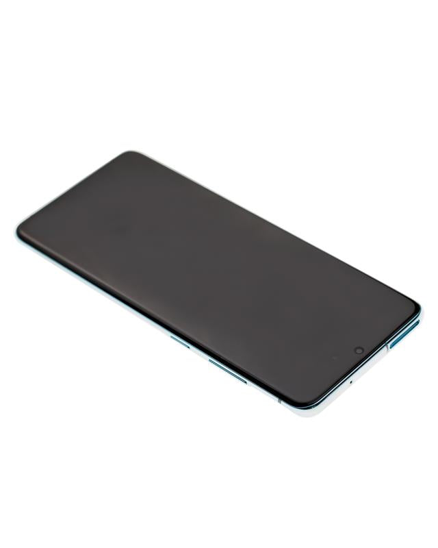 Pantalla OLED para Samsung Galaxy S20 Plus 5G con marco (Original) (Azul Nube)