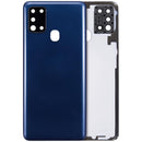 Tapa trasera con lente de camara para Samsung Galaxy A21S (A217 / 2020) Azul