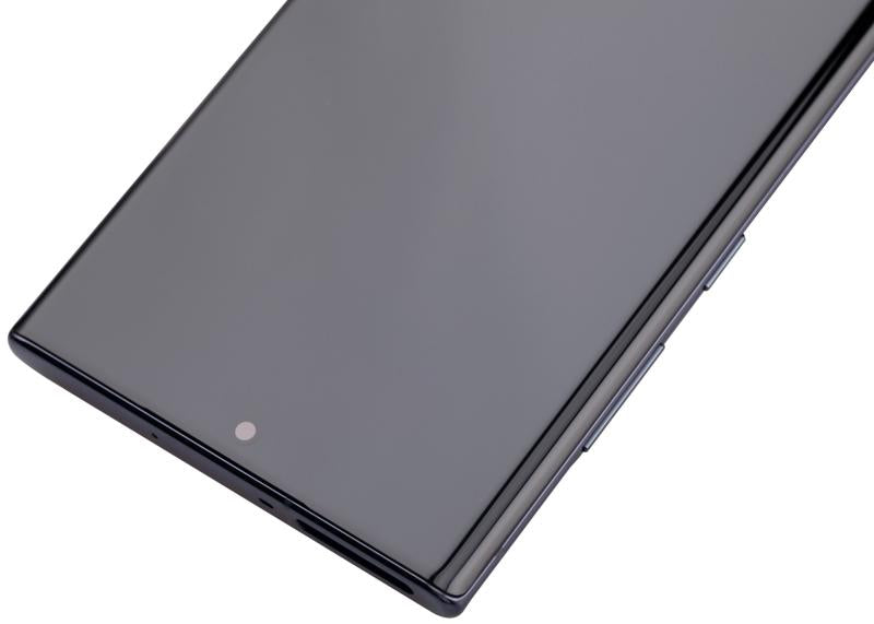 Pantalla OLED para Samsung Galaxy Note 10 Plus / 5G con marco (Negro Aura)