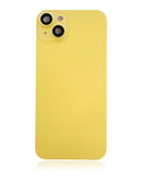 Tapa trasera con placa y iman MagSafe para iPhone 14 Plus (Amarillo) sin logo