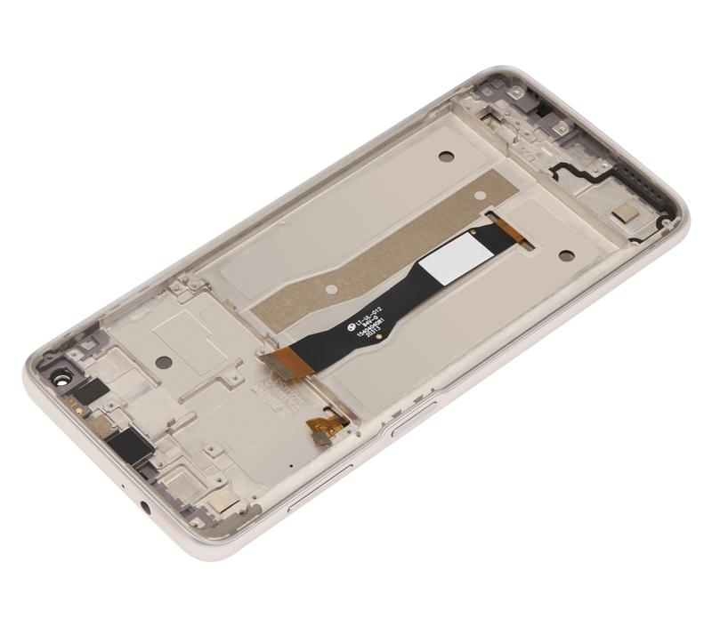 Pantalla LCD con marco para Motorola Moto G Power (XT2117 / 2021) (Refurbished) (Polar Silver)