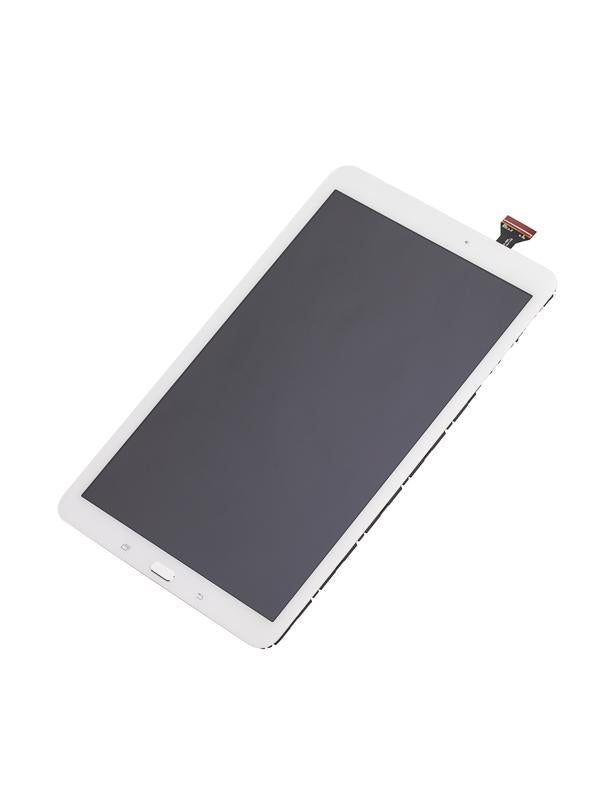 Pantalla LCD con marco para Samsung Galaxy Tab E 9.6" (T560 / T561) (Reacondicionada) (Blanco)