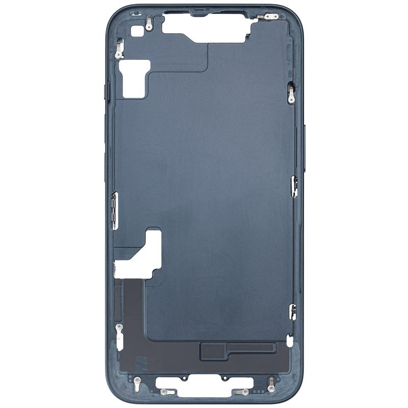 Carcasa Intermedia con botones de encendido y volumen para iPhone 14 (Version US) (Original usada, Calidad B) (Midnight)