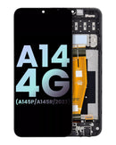 Pantalla LCD con marco para Samsung Galaxy A14 4G (A145P / A145R / 2023) original