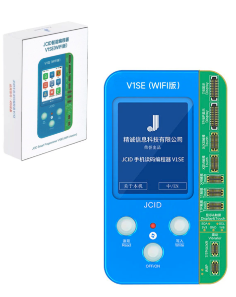 Programador de Lectura de Código JC V1SE 2 en 1 para Teléfonos Móviles (Pantalla de 7 a 11 Pro Max y Placas de Altavoces) (Versión WIFI)